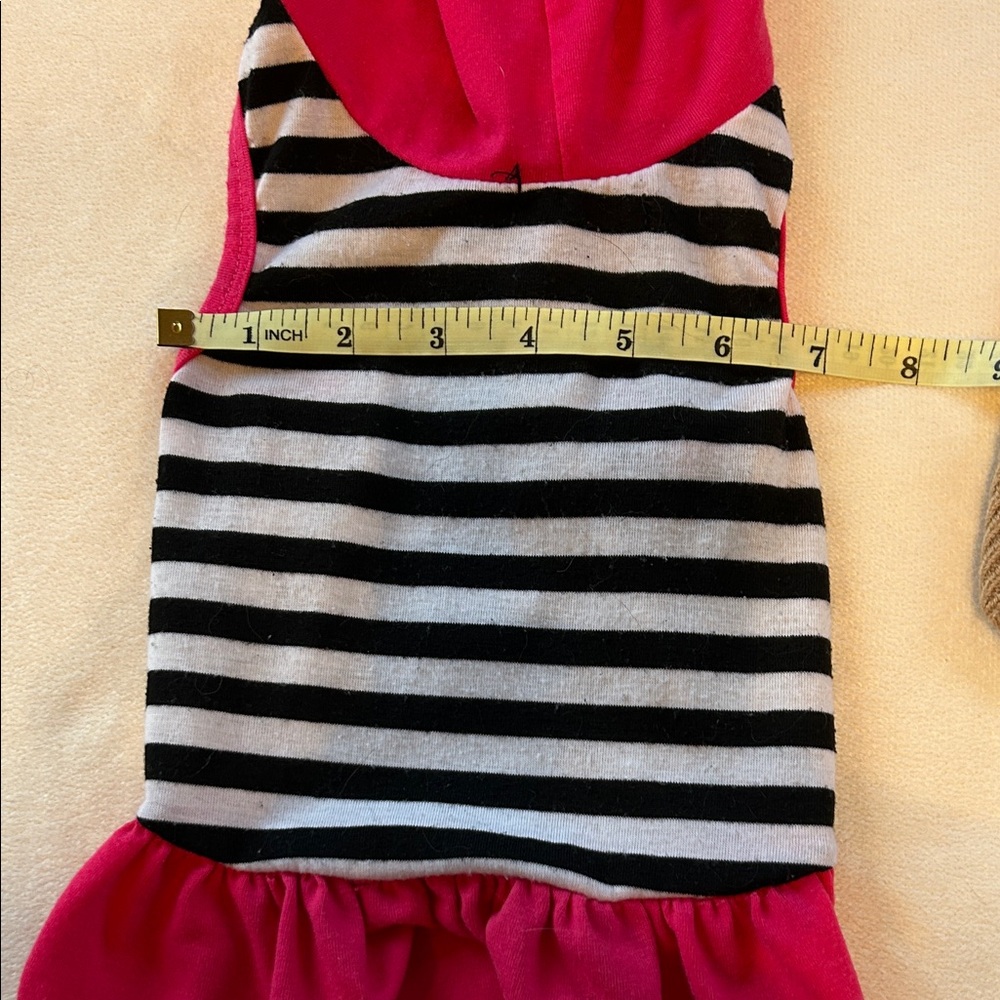 Three Cute Dog Sweaters - Heart & Stripe Designs XS - Picture 4 of 7